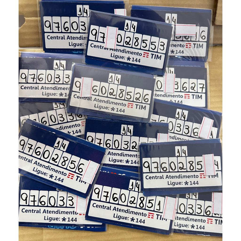 CHIP TIM 5G COM NÚMERO GERADO SOMENTE NO DDD (014)