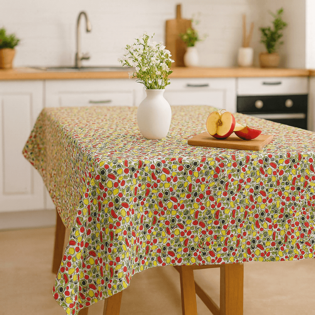 Toalha de Mesa Xadrez piquenique 1m x 1,40 Estampada 4 Lugares