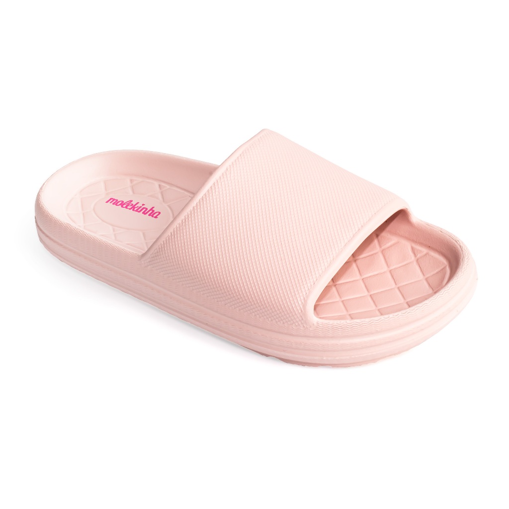 Sandália Molekinha Chinelo Slide Menina Infantil 2338-100 Rosa