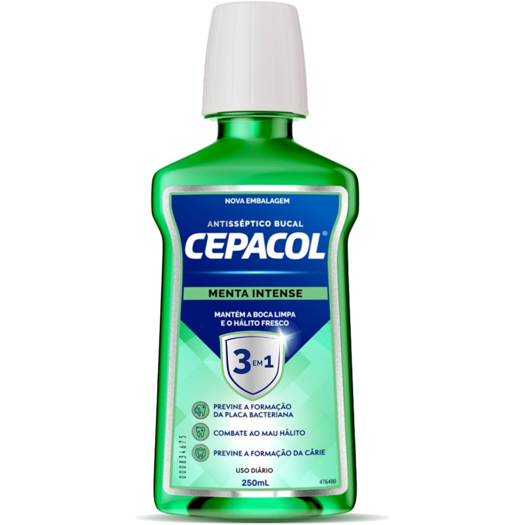 Enxaguante Bucal Cepacol Menta 250ml em Oferta na Shopee