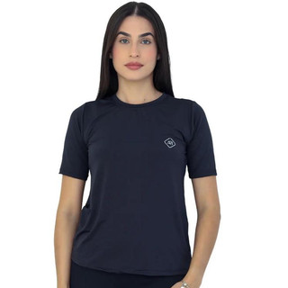Camiseta Academia Feminina Proteção Solar UV 50 Tecido Gelado
