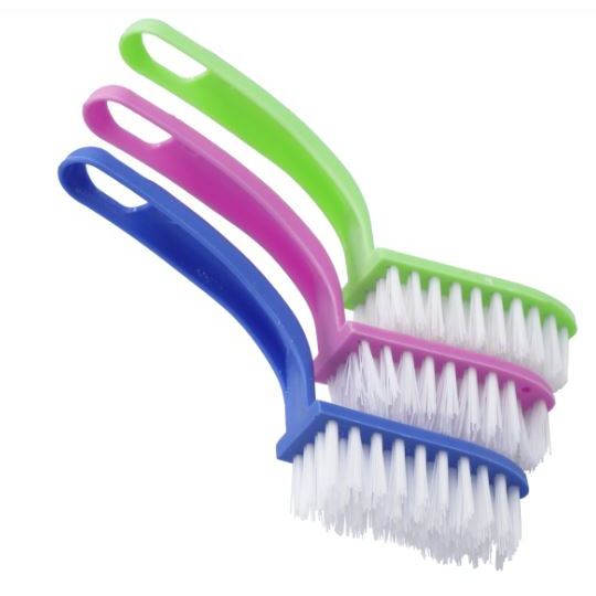 Kit 3 escovas limpeza pesada Banheiro cozinha rejunte coloridas 16cm em Oferta na Shopee