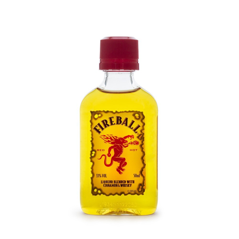 LICOR FIREBALL DE CANELA & WHIKSY 50 ML
