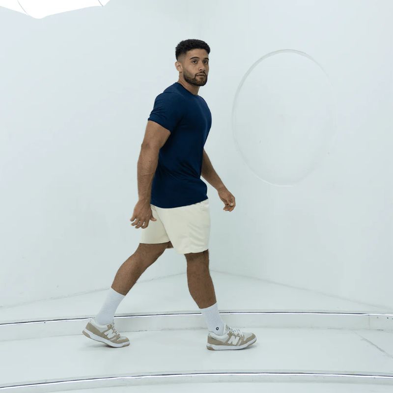 Camiseta Masculina Modal Camisa Tech Modal Gola U Kabak Premium Envio Imediato