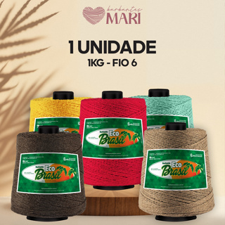 BARBANTE SOBERANO ECO BRASIL 1KG - FIO 6 em Oferta na Shopee