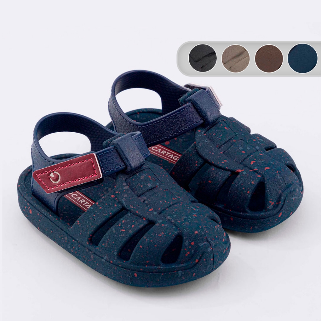 Sandália Menino Mini Baby Oslo Cartago 12118