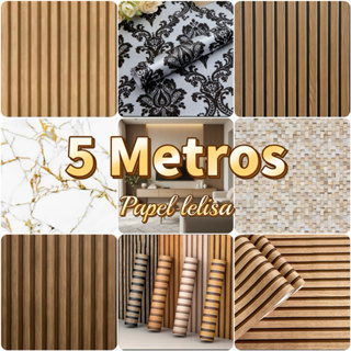 Papel de Parede 5  METROS x 45CM Adesivo Autocolante para Sala, Quarto em Oferta na Shopee