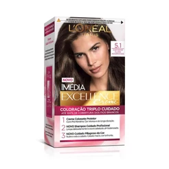 Tinta De Cabelo Imédia Excel 5.1 Castanho Claro Acinzentado