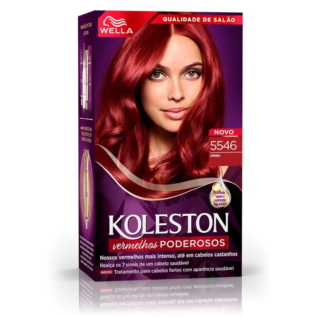 Tinta De Cabelo Koleston Creme Nº5546 Amora 1 Unidade em Oferta na Shopee