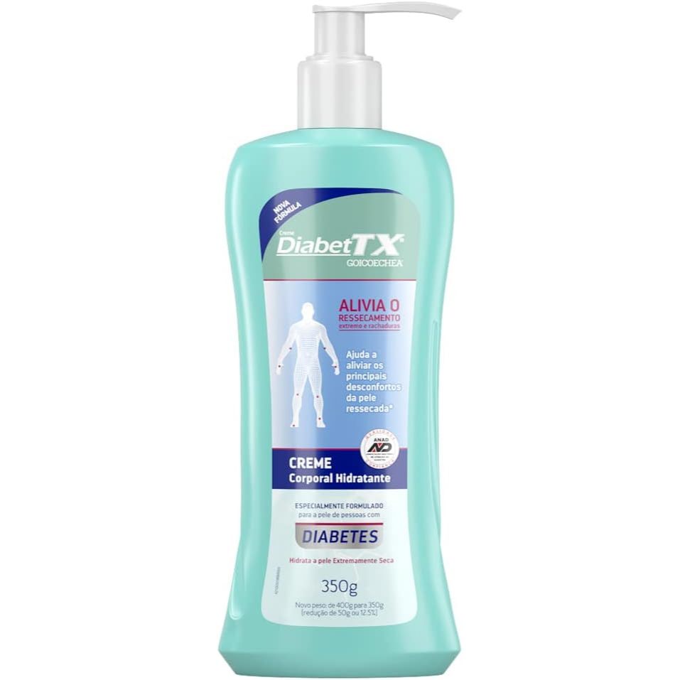 Creme Hidratante DiabetTX Goicoechea para Pele Seca a Extraseca com 350g em Oferta na Shopee