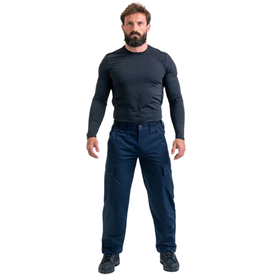 Calça Tática New Combat Invictus Cargo 6 Bolsos - Azul Marinho