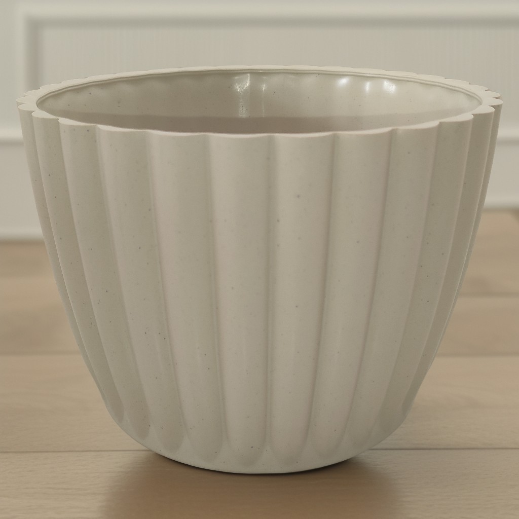 Kit Vasos Plantas Estilo Cachepô Squash Plastico Injetado Decorativo Resistente 17x12