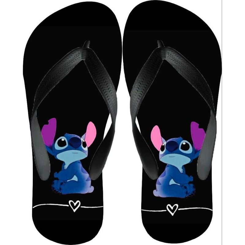 Chinelo Lilo & Stitch | Estampa Exclusiva Confortável Masculino Feminino Infantil Todos Tamanhos Várias Estampas