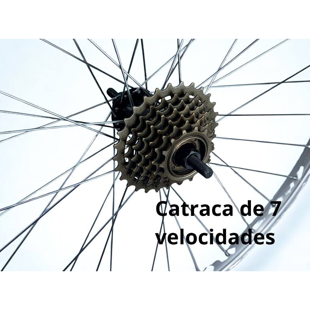 Roda Traseiro Aro 26 Alumínio Com Catraca Bicicleta Completa em Oferta na Shopee