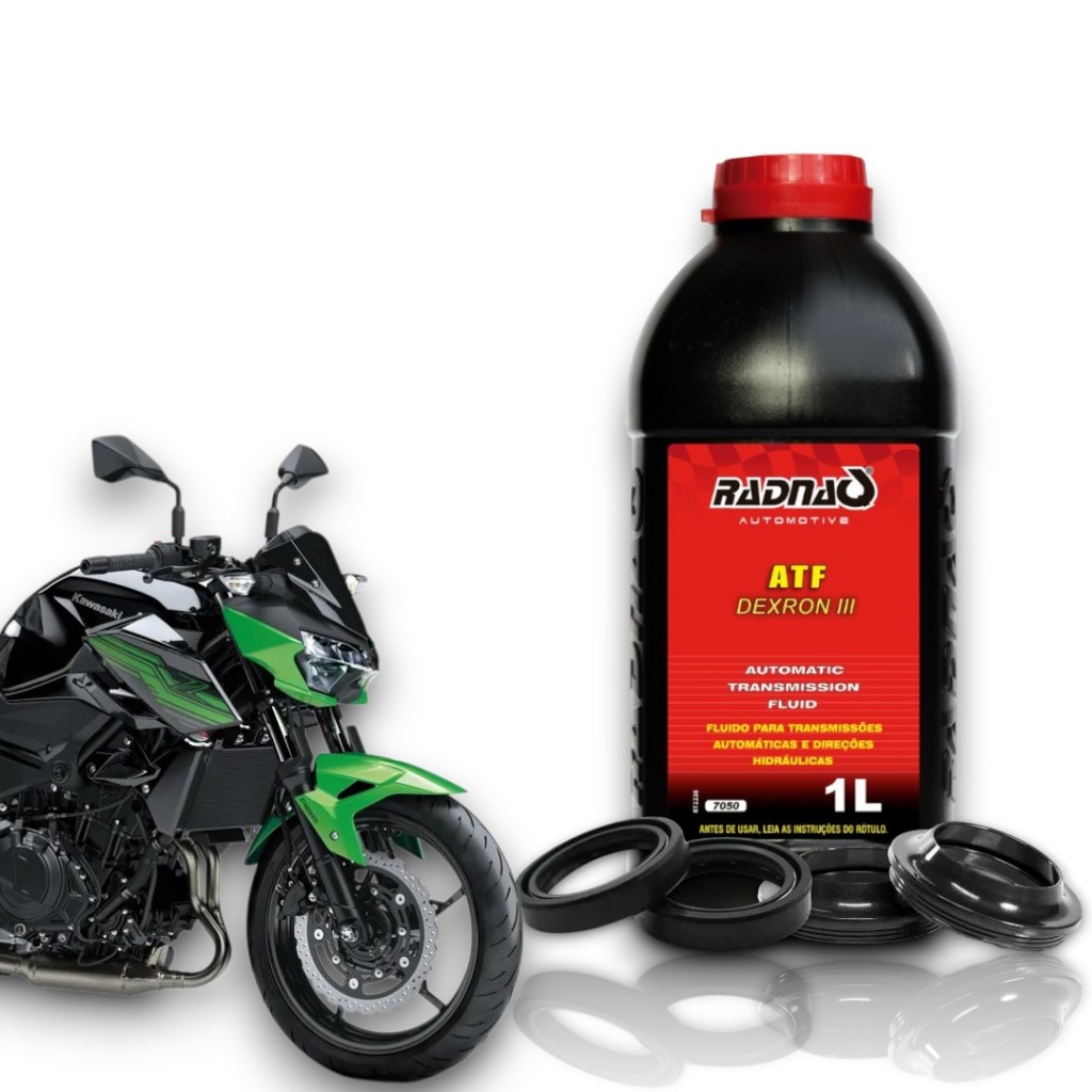 Retentor Bengala + Guarda Pó + Óleo Atf Kawasaki Z 400