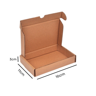 Kit com 50 Caixas De Papelão envios correios 16x11x3cm Sedex montável em Oferta na Shopee