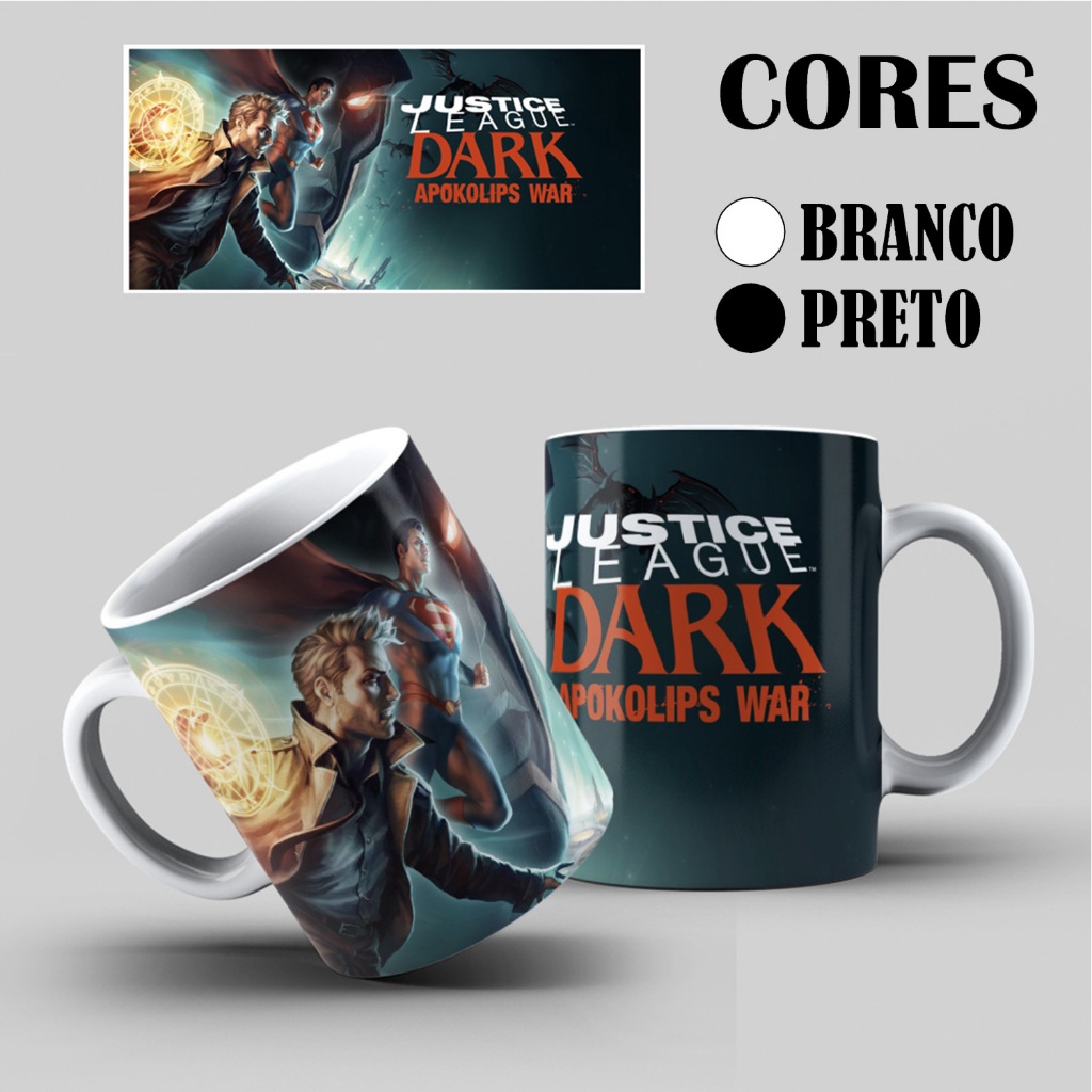 Caneca Liga da Justiça Sombria: A Guerra De Apokolips (2020) - Casa e Louça