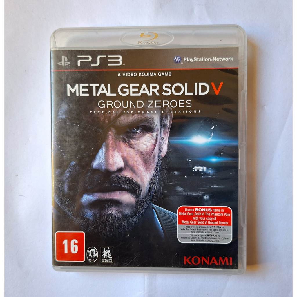 Metal Gear Solid V Ground Zeroes Original Físico PS3