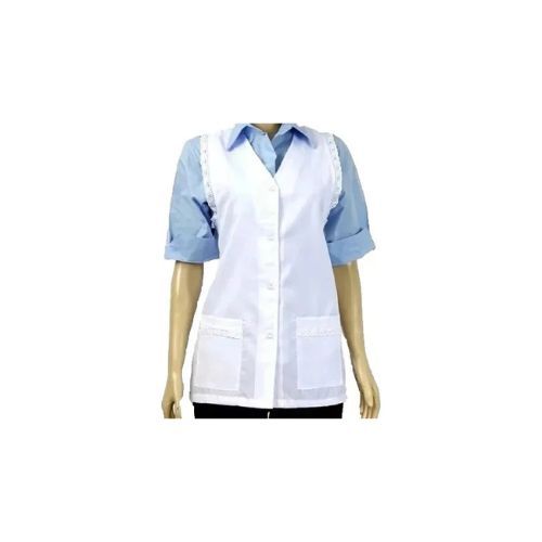 Jaleco Avental Colete Uniforme Oxford Macio Com Bordado Lese
