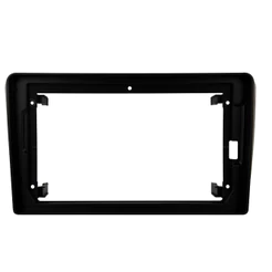 Moldura 9Polegadas Audi A3 /Sportback 2008 A 2012 Painel Multimídia 2din Preto Fosco Alto Acabamento
