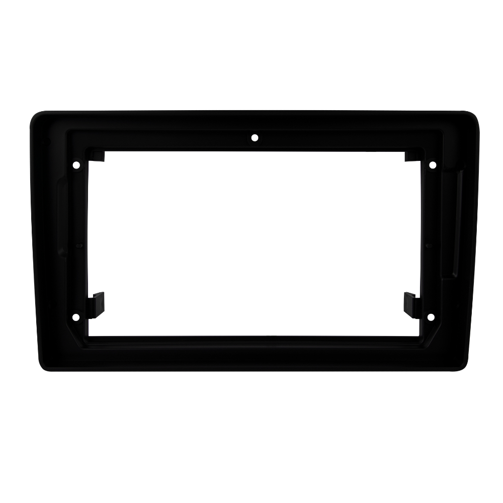Moldura Audi A3 2000/2007/Audi A4 2003 A 2008 Painel Multimídia 2din Preto Fosco Alto Acabamento 9P