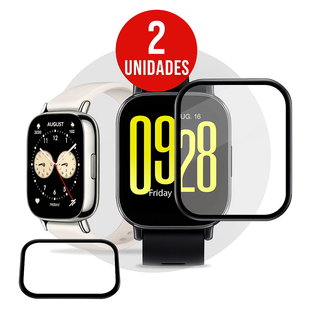 Película Gel Cerâmica 3D Redmi Watch 3 4 5 Active Lite Proteção de Tela Envio Imediato