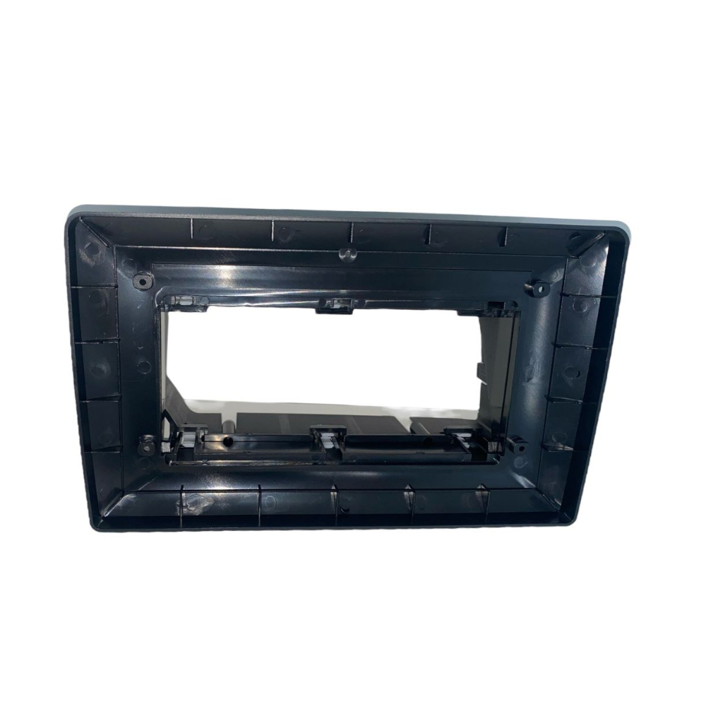 Moldura 10P Audi A4/A5 2009 2010 2011 2012 2013 2014 2015 2016 Painel Multimídia Preto Fosco Acabam.