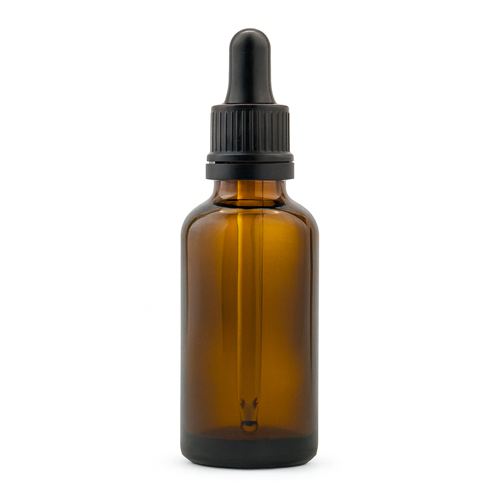 Frasco De Vidro Ambar Conta Gotas 30 Ml Essências Óleos Aromaterapia Perfumes Séruns e Manipulados