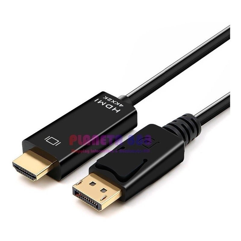 Cabo Adaptador Displayport Para Hdmi 3-Metros - Tomate em Oferta na Shopee
