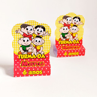 20 Porta Bis Personalizado Turma da Monica | Lembrancinha Festa mundo torajoI Infantil Aniversário