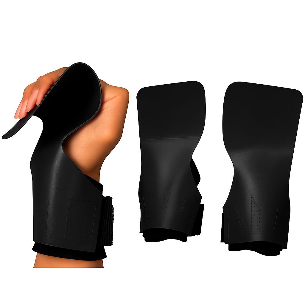 Hand Grip Palmar Cross Competition NOGFITNESS - Par de Luva Lona RAY - LONA PRETO