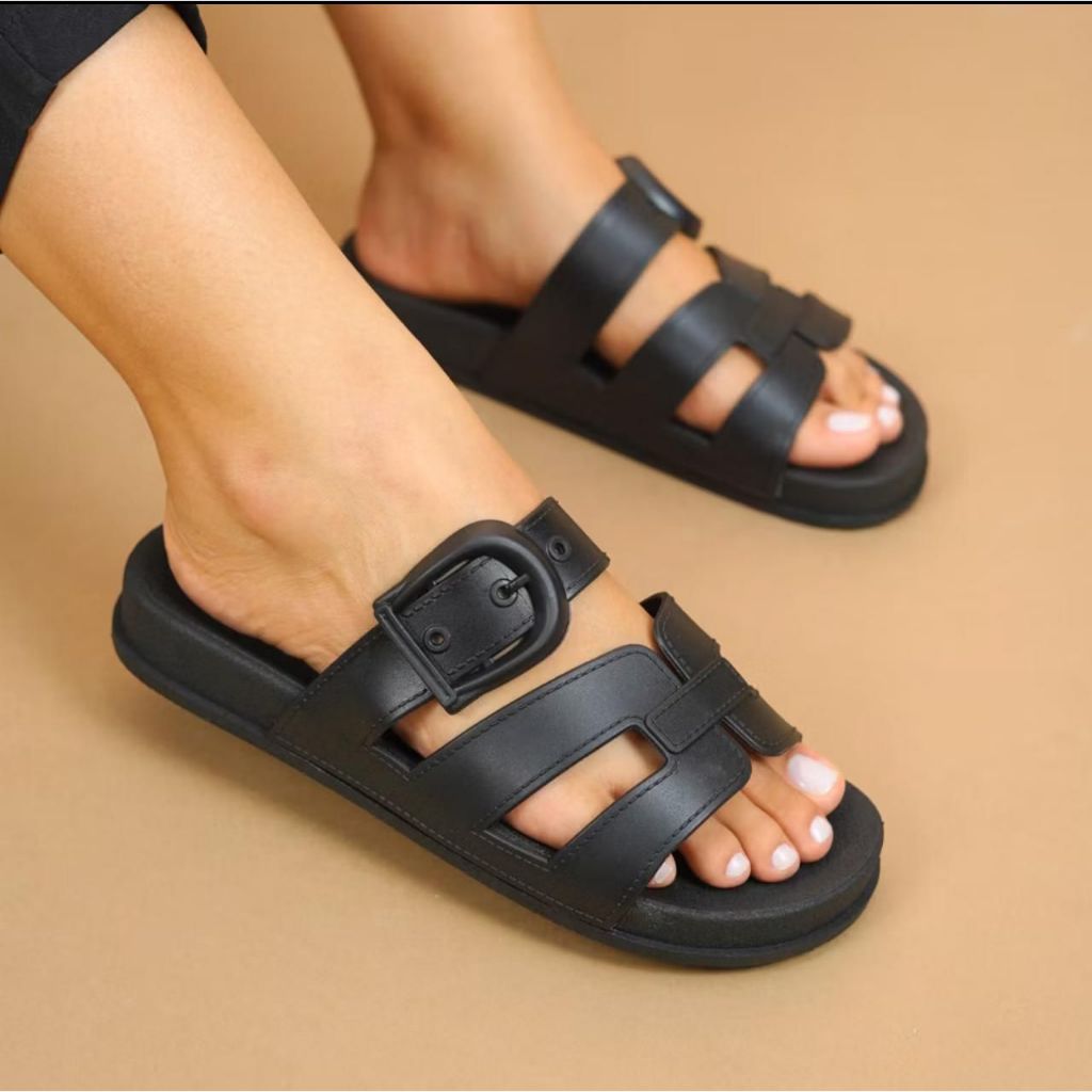 Sandália Birken Feminino Ortopedico Chinelo Massageador Fivela H Unissex Slide Leve e Confortável