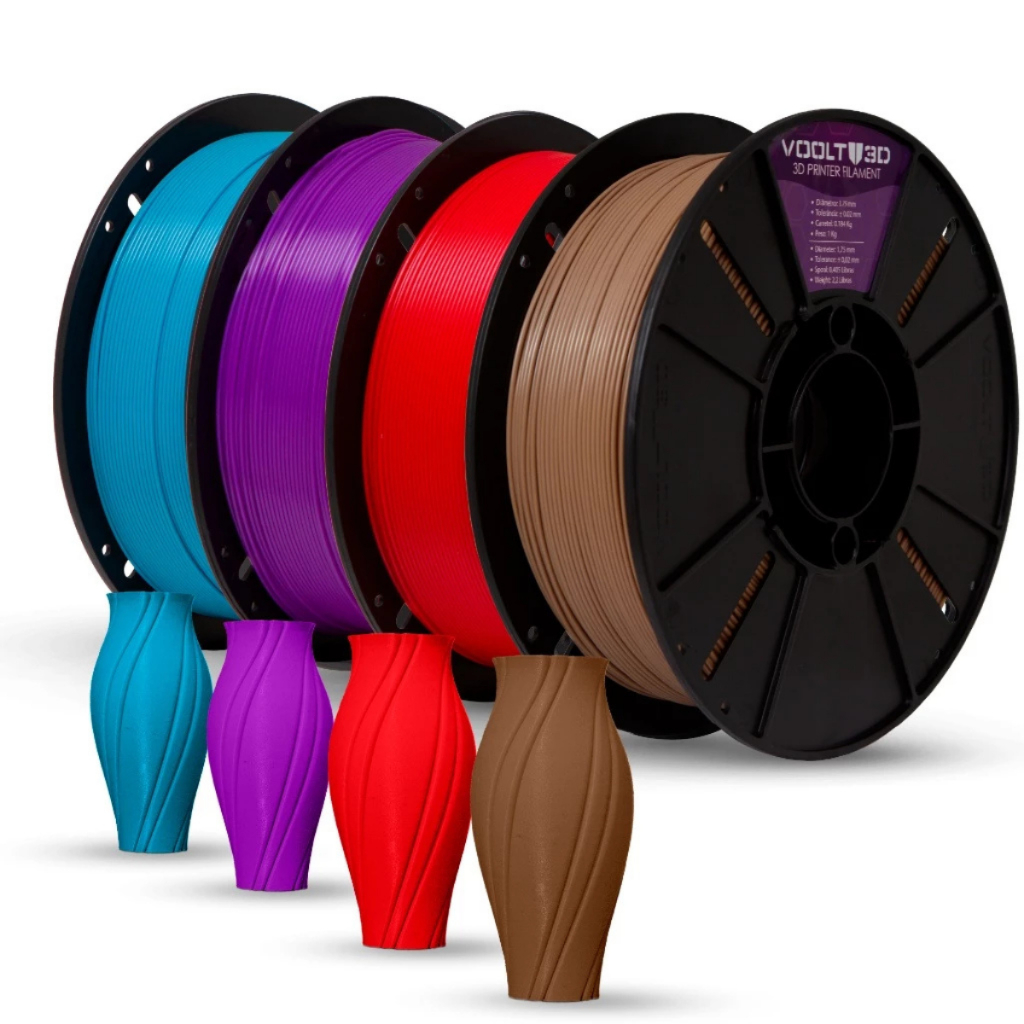 Filamento PETG HF High Fluidity Premium Para Impressora 3D 1kg 1,75mm Varias Cores Nacional Voolt3D