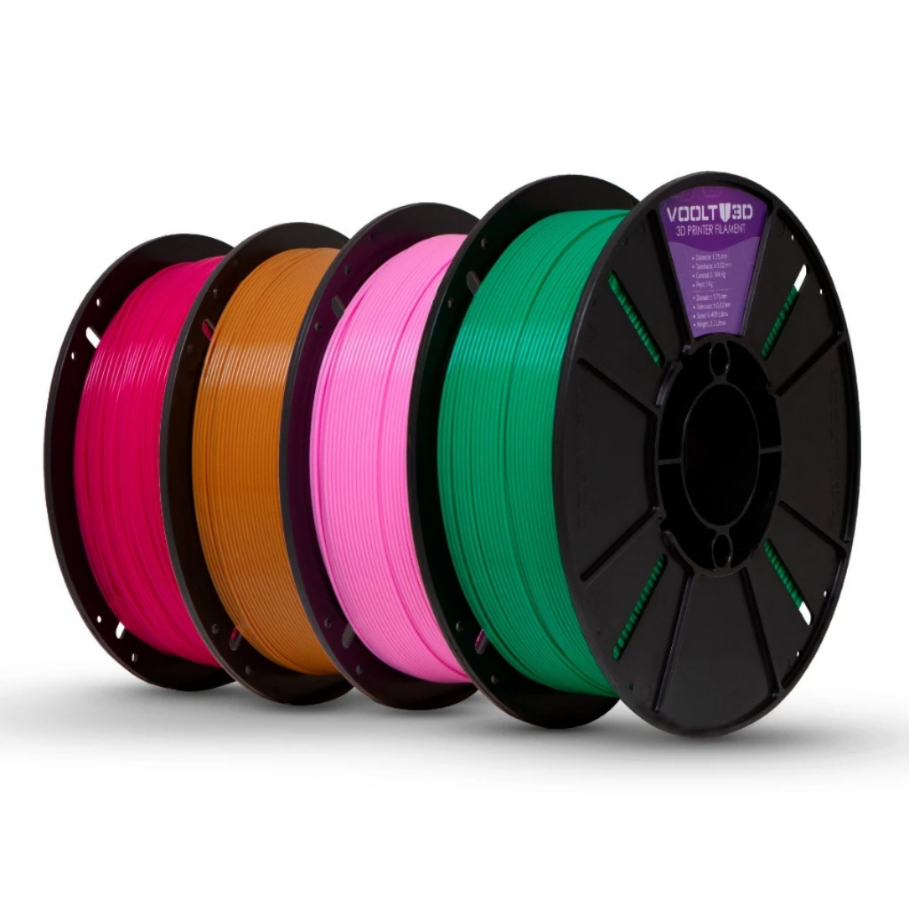 Filamento PLA Cores Sólido Premium Para Impressora 3D 1kg 1,75mm - Diversas Cores - Voolt3D