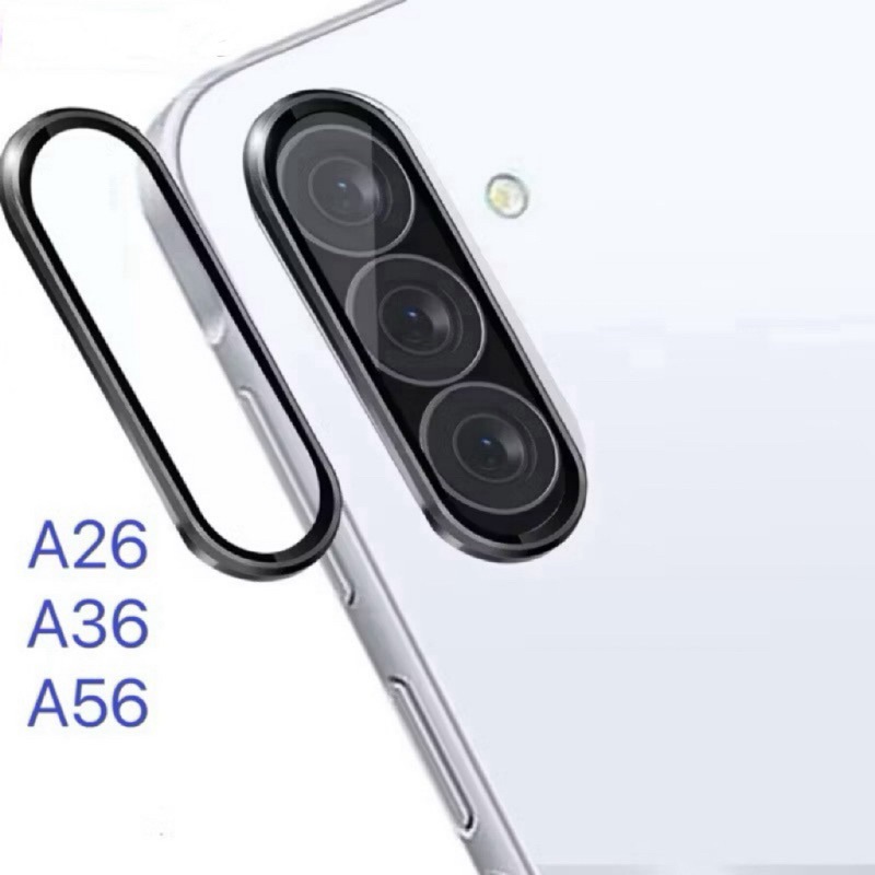 Kit Película Protetora de Lentes de câmera Lisa de metal para samsung A26 A36 A56 em Oferta na Shopee