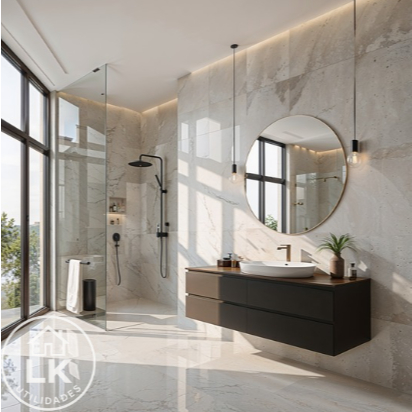 Espelho Redondo Decorativo | Vários Tamanhos para Sala Quarto Banheiro