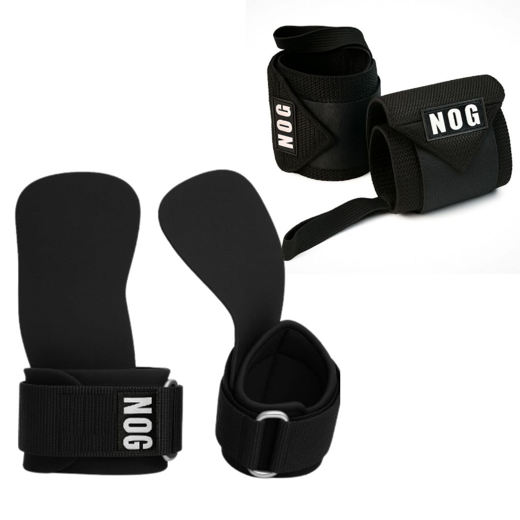 Hand Grip Palmar Cross Competition NOGUE e munhequeira profissional pride colorida