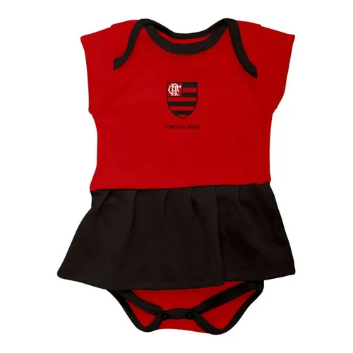 Body Vestido Flamengo Infantil Oficial – Torcida Baby