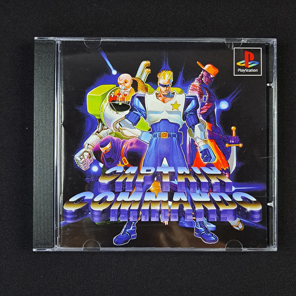 Captain Commando Prensado Ps1. Cd Mídia Preta Novo E Lacrado - Playstation 1