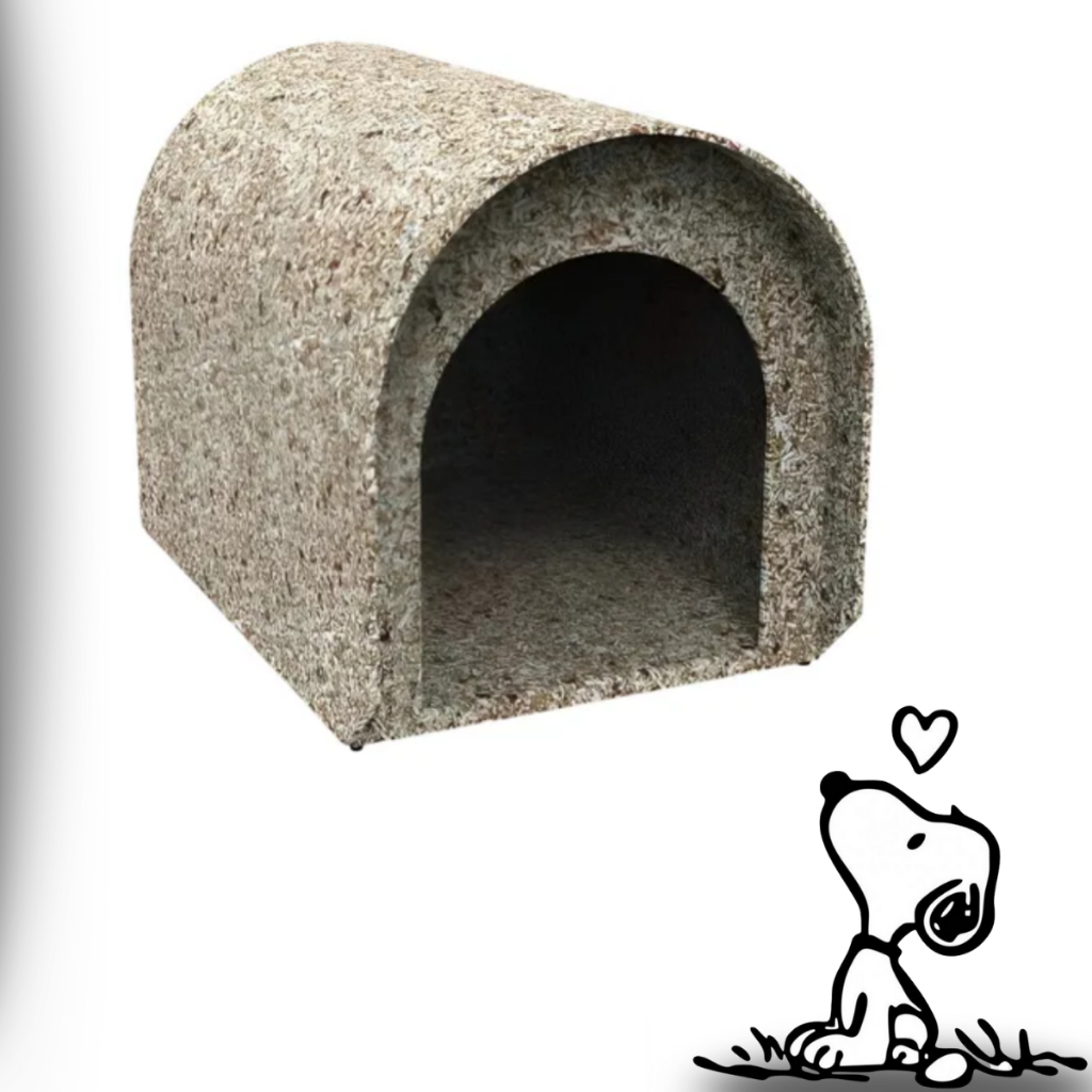 Toca Casinha de Madeira Reciclada Pet Iglu Ecológica Cachorros Cães Gatos e Animais Grandes Casa