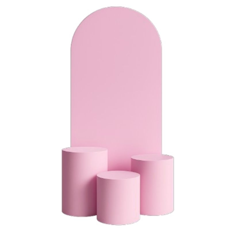 KIT CAPA PAINEL ROMANO + TRIO DE CAPAS CILINDRO TEMA DE FESTA - ENVIO RÁPIDO