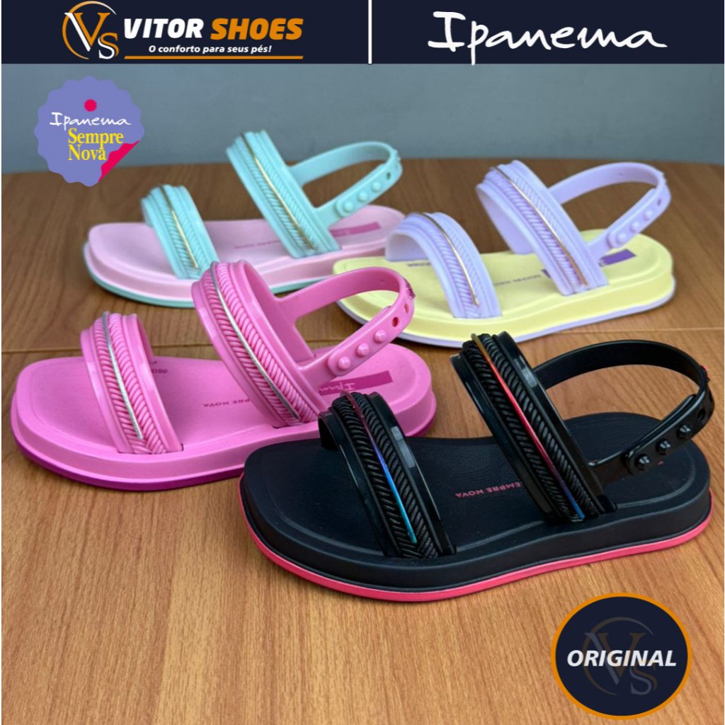 Sandália Baby Infantil Ipanema Glow | Ipanema Sempre Nova 2025/26 | Original Ipanema em Oferta na Shopee