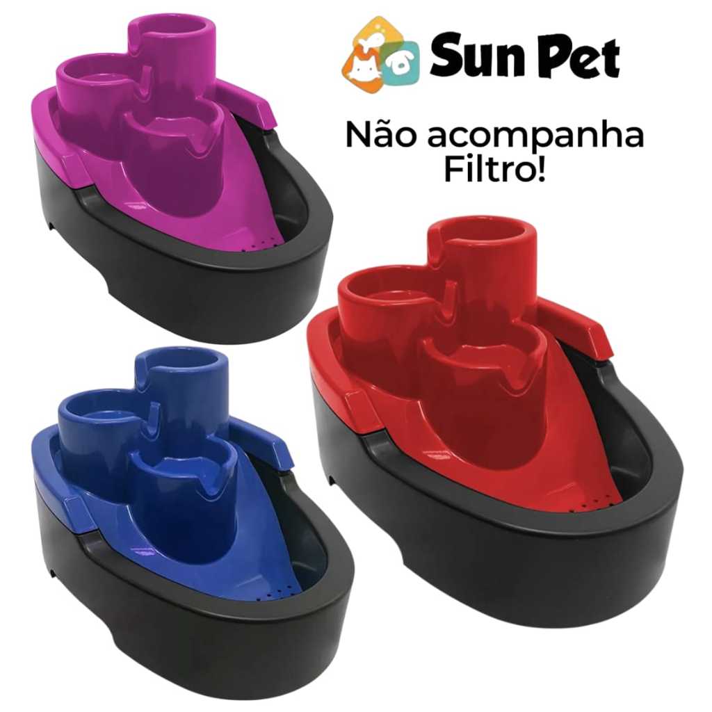 Fonte de Água para Gatos Bebedouro Pet Cães Mec / Dura em Oferta na Shopee
