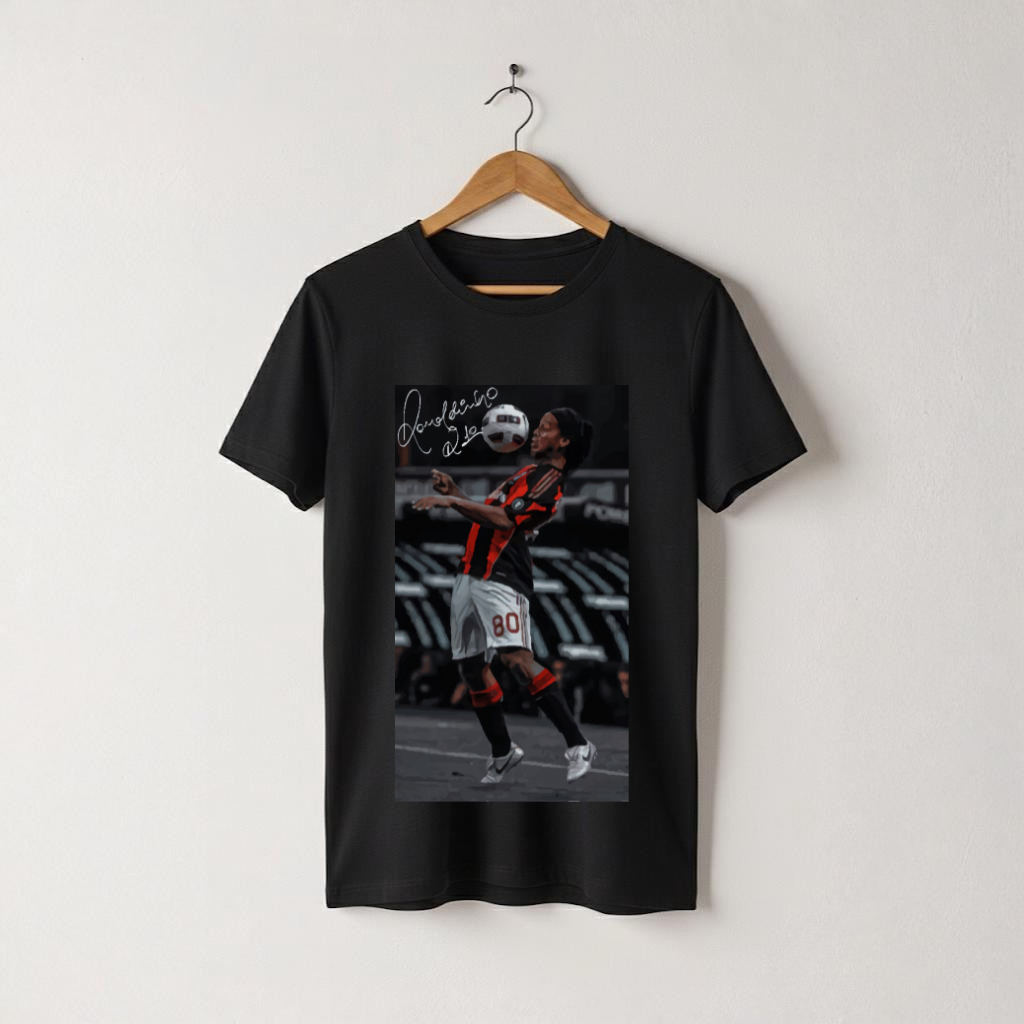 Camiseta Ronaldinho 10 Gaúcho Camisa Time Futebol Unissex Feminino Masculino Algodão