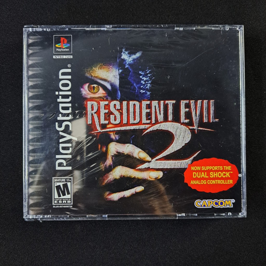 Resident Evil 2 Prensado Ps1. Cd Mídia Prata Novo E Lacrado - Não é Patch