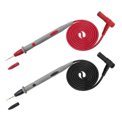 Par de Pontas de Prova Universal Ponteira Agulha Fina para Multímetro Teste SMD e CI - 1000V 20A