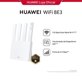 HUAWEI WiFi BE3 | Roteador | 3.6 Gpbs Dual-Band Wi-Fi 7 | Porta de 2.5 Gbps em Oferta na Shopee