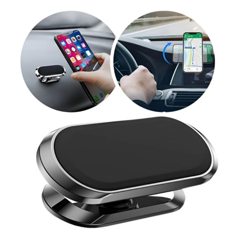 Suporte de celular para carro Imã Magnético Universal painel 360° Graus Ajustável