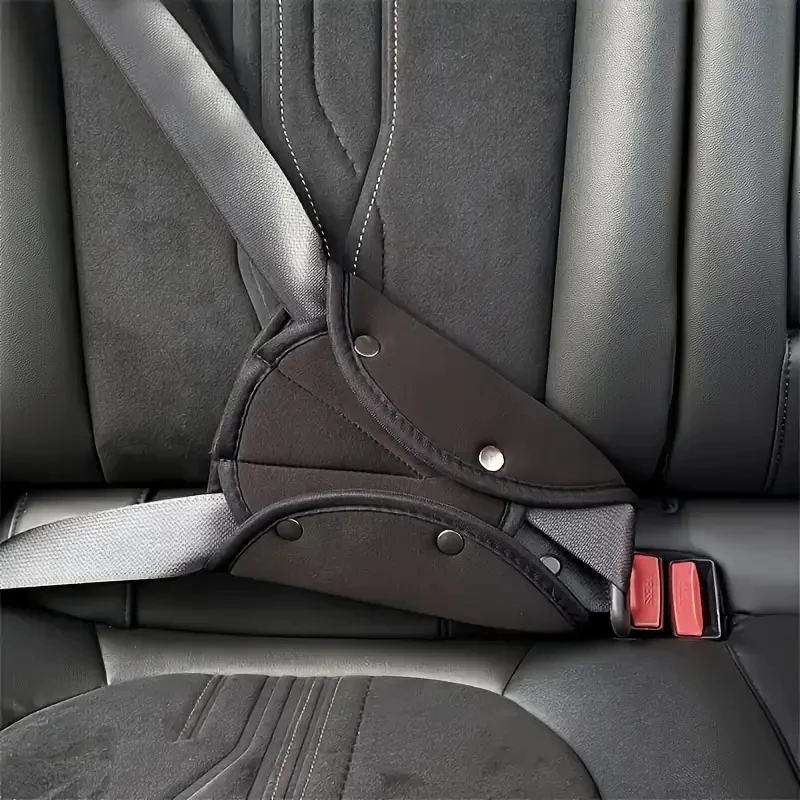Suporte Posicionador Ajustador Cinto Segurança Infantil Para Conforto Viagens Carro