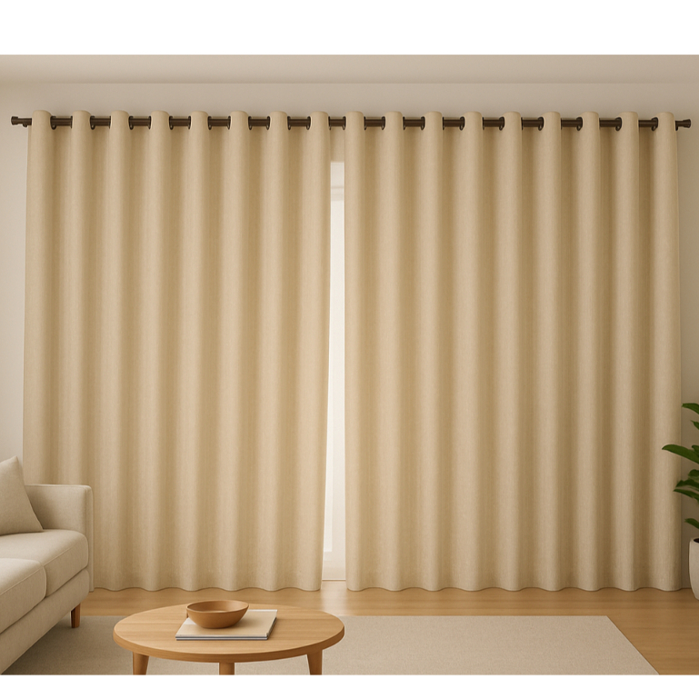 Cortina PREMIUM 6,00 x 2,50 - Ideal para Decoração, Quarto, Sala, Escritório, Parede Inteira